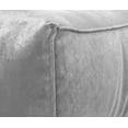 thumbnail image 3 of Fauteuil poire Gouchee Home Rock Velvet Argent – Velours polyester de qualité adapté aux adultes et aux adolescents, siège léger et portable pour dortoir ou salon, 3 of 5