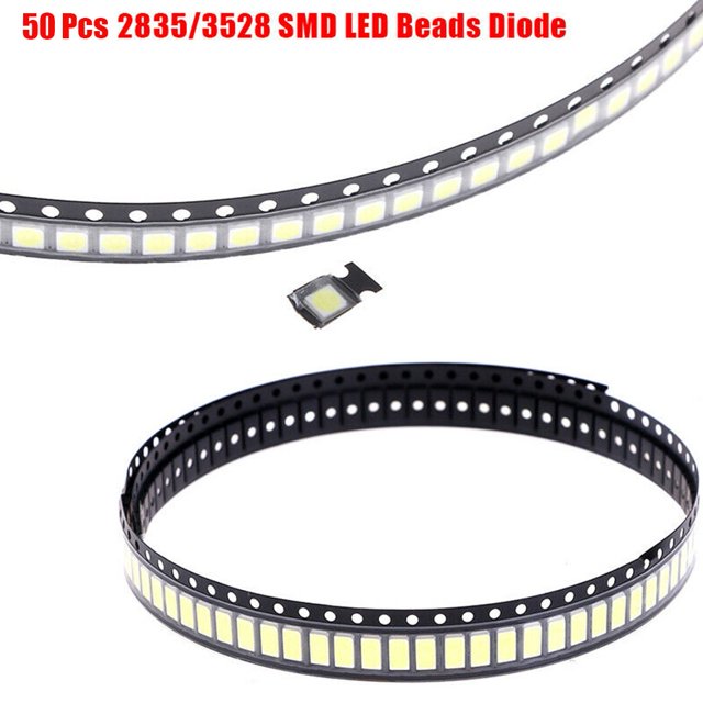 Bande Lumineuse Led pour Réparation de Lumière Blanche 3V 350mA, 50 Pcs