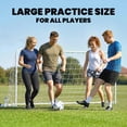 thumbnail image 4 of Soozier But de Soccer, Filet de Soccer d'Entraînement Portable 6 x 4 Pi avec Cadre en Acier, 4 of 10