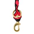 thumbnail image 3 of Graflsoa Durable Braided PP Rope with Solid Brass Hook for Horse Training, Red & Black, 2m Length, 3 of 6