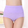 thumbnail image 2 of Women‘s Fashion Basic Elastic Comfortable Solid Color Cotton Underwear, 2 of 6