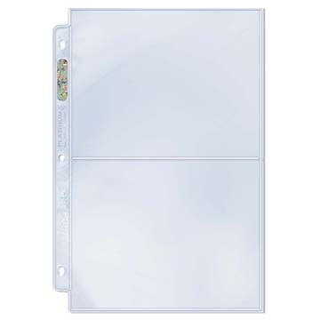 Ultra PRO 2-Pocket Platinum Page avec 5 X 7 Pockets