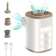 thumbnail image 1 of 2024Portable Air Pump Wireless Electric Air Pump with LED Light Rechargeable Battery Air Mattress Pump Ultralight Inflator_Perfect Gift, 1 of 3