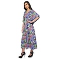 thumbnail image 2 of Moomaya Caftan de Plage, Paréo de Bikini, Robe Longue Maxi Caftan pour Femmes - 2TG-3TG, 2 of 6