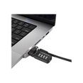 thumbnail image 4 of Compulocks Ledge Lock Adapter for MacBook Pro 16" M1, M2 & M3 with Combination Cable Lock - Security slot lock adapter - with combination lock - for Apple MacBook Pro 16 (M1, M2), 4 of 5