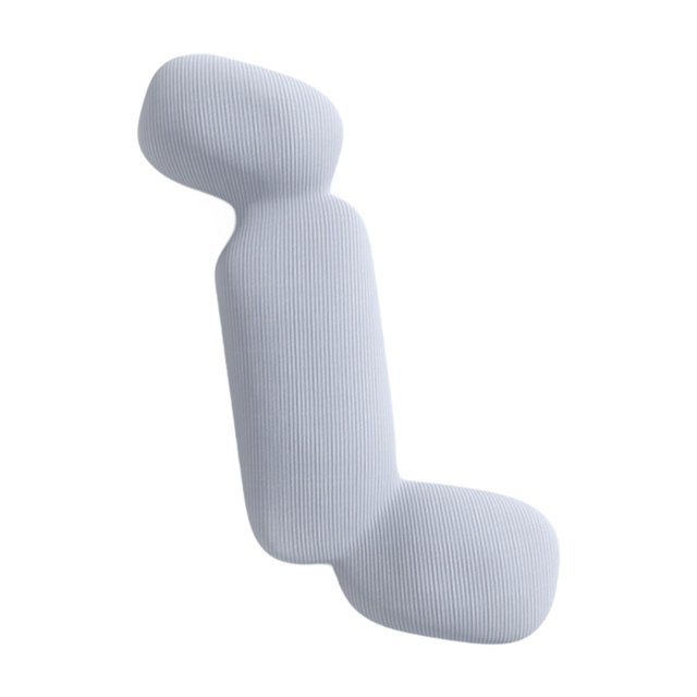 Tnarru Long Body Pillow Comfortable Gift Memory Foam Bed Pillow for Back Legs Gray