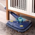 thumbnail image 3 of Extendable Triangle Mop 360 Rotating Reusable Mop Removable Wall Mop with Long Handle for Window Blue, 3 of 9