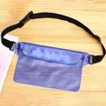 thumbnail image 3 of ziyahi Swimming Waterproof Pouch Dry Bag with Adjustable Waist Strap Blue, 3 of 8
