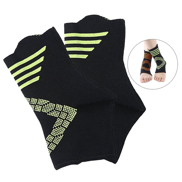 1 Pair Ankle Brace Unisex Elastic Ankle Sprain Support Ankle Compression Sleeve