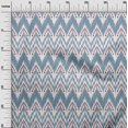 thumbnail image 2 of oneOone Georgette Viscose Fabric Chevron Ikat Fabric Prints By Yard 42 Inch Wide, 2 of 4