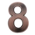 thumbnail image 2 of GUOOL Copper Plastic Self-Adhesive Door Number Sign Sticky Numeric Digit Number 8, 2 of 7