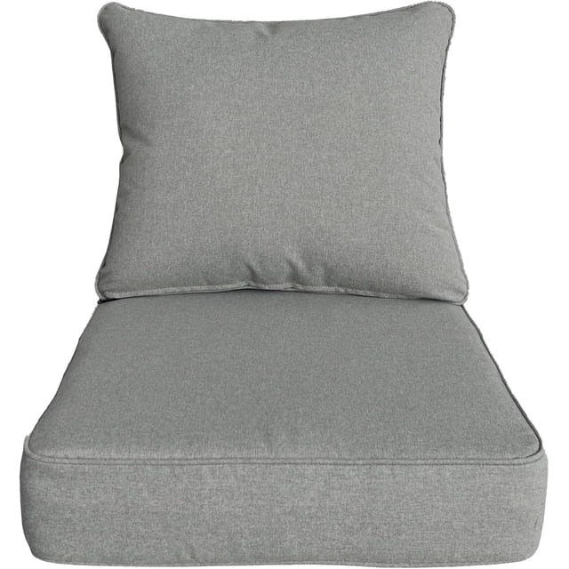 x Coussins de Patio à Assise Profonde pour Extérieur/intérieur, Ensemble de Rembourrage en Mousse Résiliente, Hydrofuges, Résistants aux Taches et aux Intempéries, Assise Profonde, Bas Chili