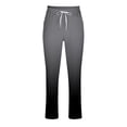 thumbnail image 4 of RXIRUCGD Men's Fashion Drawstring Elastic Waist Gradient Color Casual Length Pants, Dark Gray, Size: M, 4 of 4