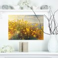 thumbnail image 1 of Wild Yellow Flowers Meadow - Floral Canvas Art Print, 1 of 3