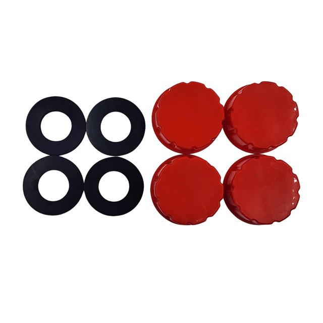 4 Pcs Capuchons de Base Solides de Remplacement pour Bidon d'Essence Accessoires Pratiques avec Joints d'Essence