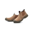 thumbnail image 4 of Bellella Mens Safety Shoes Steel Toe Work Boots Slip Resistant Protection Boot Comfort Chelsea Booties Construction Camel 1# 7, 4 of 9