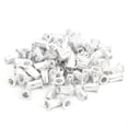 thumbnail image 3 of Riveting Nuts Flat Head Riveting Nuts Aluminum Galvanized 100Pcs Pull Riveting Nuts Aluminum Flat Head Vertical Hardware Accessories Wj-30045, 3 of 8