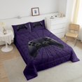 thumbnail image 4 of Erosebridal Video Game Comforter Sets Queen Size,Spider Wed Bedding Queen Comforter Set,Gamepad Room Decoration,Reversible,3Pcs, 4 of 8