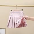 thumbnail image 4 of MIASHUI Jupe Plissée Mini pour Filles Taille Haute Tennis Uniforme Scolaire Jupes, Rose, 3-4 Ans, 4 of 4