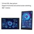 thumbnail image 4 of Computer Temp Monitor,3.5in IPS USB Mini Screen AIDA64 PC CPU RAM Data Monitor PC Sensor Panel Display Temperature Monitor Computer Temp Monitor, 4 of 9