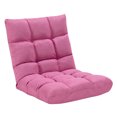 thumbnail image 1 of Costway Chaise de Sol Réglable à 14 Positions, Fauteuil de Repos Pliant, Chaise Longue Rose, 1 of 1