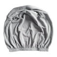 thumbnail image 3 of Siruishop Ottoman Cover Removable Solid Color Foot Stool Cover for Bedroom Living Room Gray, 3 of 8