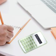 Chmadoxn Home Office Furniture Standard Calculator 8 Digit With Large Display Round Button Candy Color Calculator Portable For Office Home School Mini Calculator