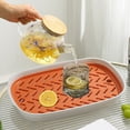 thumbnail image 4 of Vaidha Fruit Tray Double Draining Tray Tea Tray Household Tea Cup Tray Shelf Large Tray Tea Set Tray Living Room Kitchen Storage Bowl Rack, 4 of 7