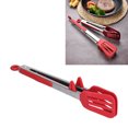 thumbnail image 1 of Pince de Cuisson, Pince à Spatule Robuste et Durable Compact Polyvalent Pratique pour Tourner et Transporter des Aliments pour Outil de Cuisson, 1 of 8