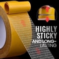 thumbnail image 4 of JJKBVCLO High Adhesive Strength Mesh Double Sided Duct Tape 20m Yellow Strong Adhesive Tape, 4 of 6
