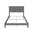 thumbnail image 3 of Leo & Lacey Madison Full Solid Wood Foundation Bed in Grey, 3 of 7