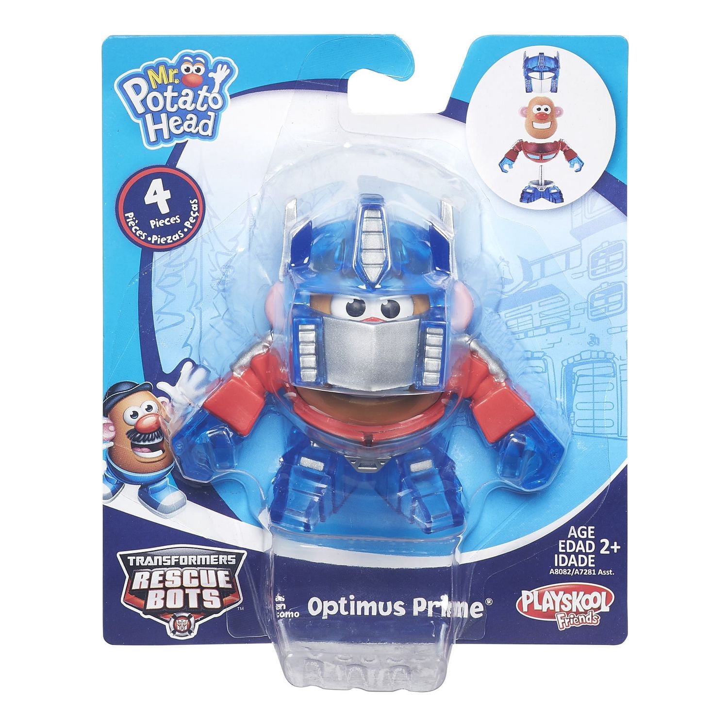 Playskool Mr. Potato Head Transformers Mixable, Mashable Heroes as Optimus Prime Robot