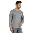 thumbnail image 2 of Inkmeso Men's Long Sleeve Cotton Basic Shirt Lightweight Solid T-Shirts, 2 of 7
