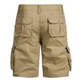 thumbnail image 4 of LSLJS Mens Fashion Sports Multi-Pockets Casual Summer Solid Zipper Short Pants, Mens Shorts Summer Clothes, 4 of 5