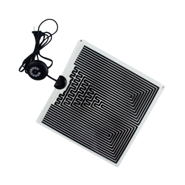 Milaget Reptile Heating Pad Multipurpose Indoor Waterproof for Turtles Snake Lizards 28x28cm