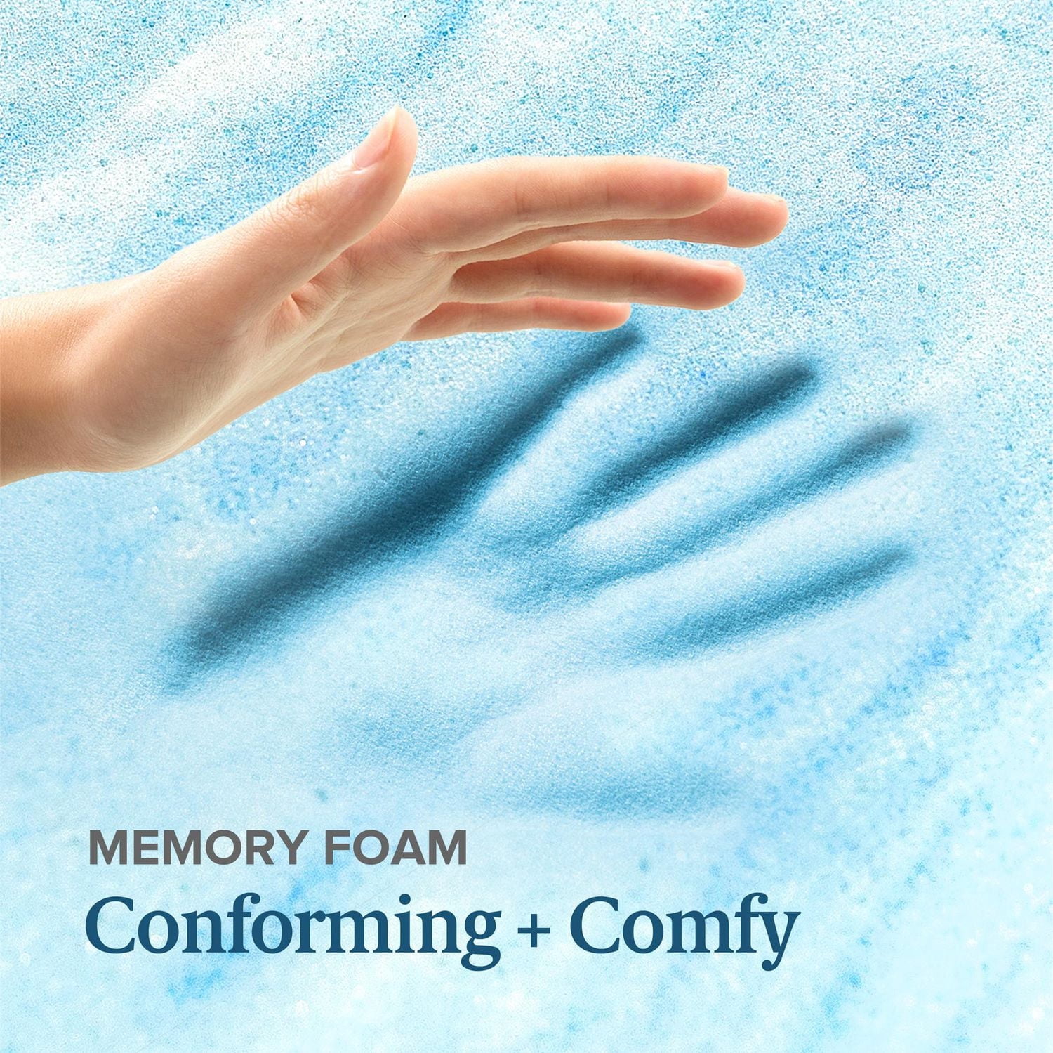 Surmatelas en mousse mémoire à circulation d’air et gel rafraîchissant Zinus Spa Sensations Swirl, grand, 1,5 po, soulagement de la pression, mousse certifiée CertiPUR-US