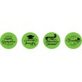 thumbnail image 2 of Darling Souvenir DIY 190 Pcs Graduation Theme Stickers for chocolate Candy Labels-Forest Green, 2 of 2