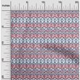 thumbnail image 1 of oneOone Cotton Poplin Fabric Geometric Ikat Printed Fabric 1 Yard 42 Inch Wide, 1 of 4