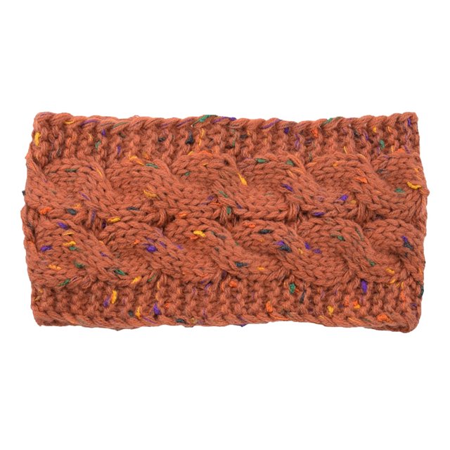 Bandeau Automne Coupe-Vent Tête Élastique Multicolore Réglable Bon Matériel, l'Hiver Large Dames Oreille Muffs Accessoires de Cheveux pour les Filles Rouge + Fil de Couleur