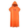 thumbnail image 1 of Yingyy Bathrobe Windproof Fast Drying Replacement Short Sleeve Men Robes Water Absorbent Replacing Women Hooded Solid Color Beach Seaside Pool Swimming Robe Orange, 1 of 9