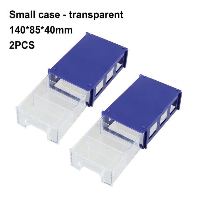 2/1Pcs Large Stackable Storage Box Dustproof Hardware Tools Storage Container Case Holder Fishing Tackle Tool Thicken Box
