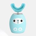 thumbnail image 2 of 3 Speed Children Electric Toothbrush U Shape For 2-15 Years old Kids Automatic Cartoon Waterproof Blue Toothbrush For 2-7 Years old, 2 of 7