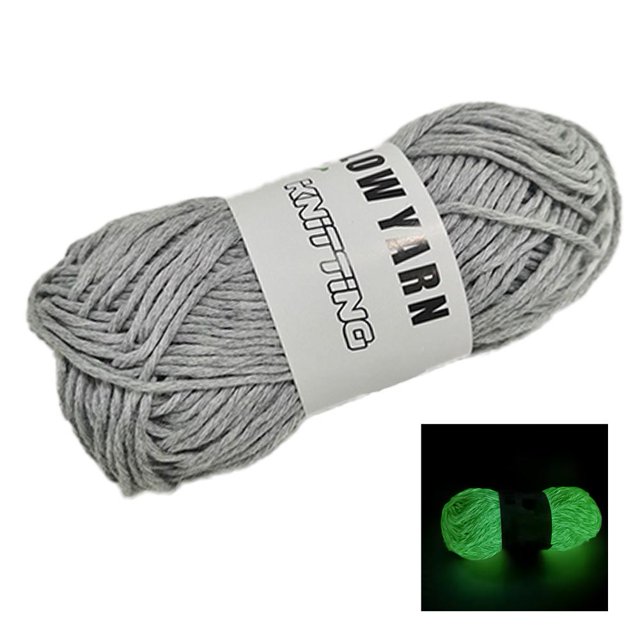 50m Functional Yarn Hand Woven DIY Luminous Braided Crochet Luminous Wire