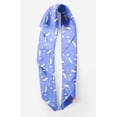 thumbnail image 2 of Bimba Blue Shell & Whale Fish Ocean Pure Silk Printed Head Bandanas Summer Neck Wrap Scarf 40 x 80 Inches, 2 of 6