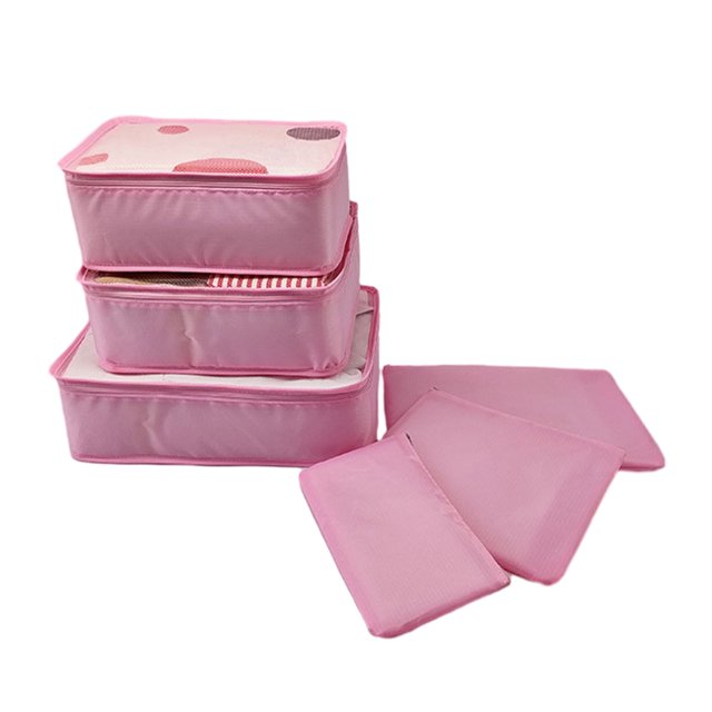 Meitianfacai Packing Cubes 6 Pcs, Travel Suitcase Organizers, Large Capacity Lightweight Travel Storage Bags Waterproof Multi-Functional Luggage Compression Organizer Bags