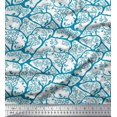 thumbnail image 1 of Soimoi Satin Silk Fabric Animal & Tree Decor Fabric Printed Yard 42 Inch Wide, 1 of 5