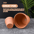 thumbnail image 4 of Miangastore 20pcs Small Red Ceramic Flower Pot Terracotta Pot Clay Ceramic Pottery Planter, 4 of 8