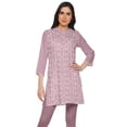 thumbnail image 1 of Moomaya Robe Tunique Mini à Col Fermé Imprimée pour Femmes Vêtements Porter, 1 of 5