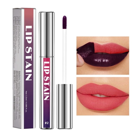 SIfdSeng Lip Products Peel Off Lip Stain Lip Tint 3 Color Long Lasting Peel Off Lip Gloss Liquid Lipstick Lip Gloss Lip Stain Non Stick Cup Peel Off Lipstick Lipbalm