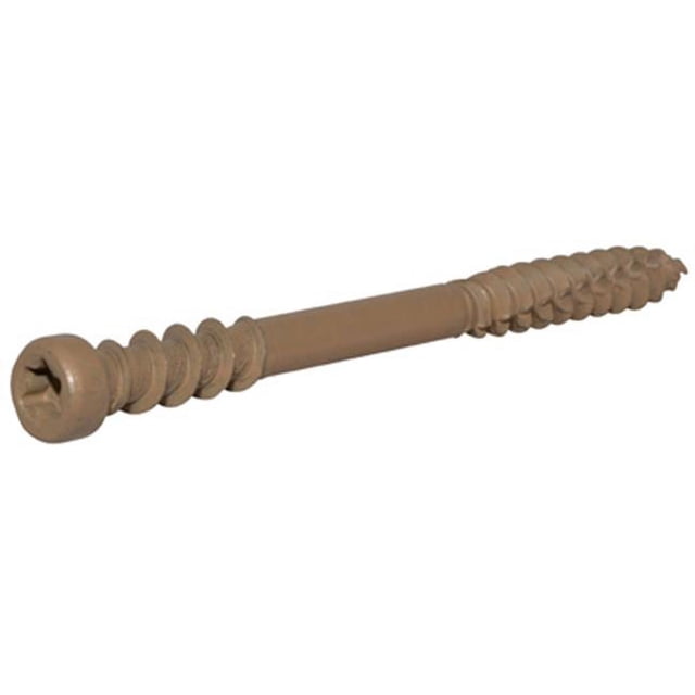 Deck Plus Exterior Composite Screws, Star Drive, Tan Ceramic, 2-1/2 In. x #10, 5 Lb. - 48452